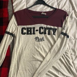 Long sleeve pink top